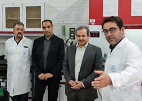 بازدید جناب آقای دکتر صحراییان رئیس هیئت مدیره انجمن MS از شرکت تحقیقاتی مهندسی توفیق‌دارو